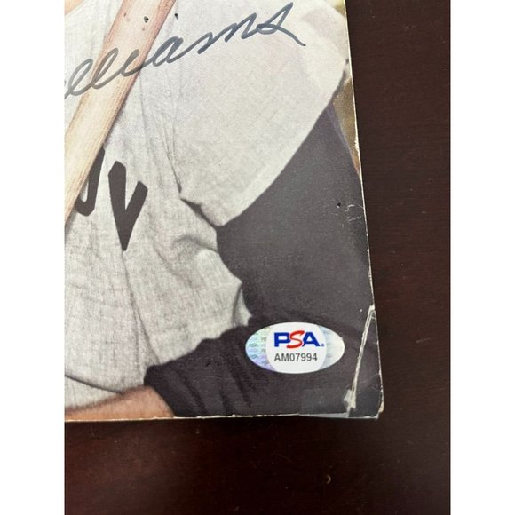 1958 Ted Williams Signed Auto Autographed Baseball Stars Magazine PSA/DNA cert - Picture 4 of 10
